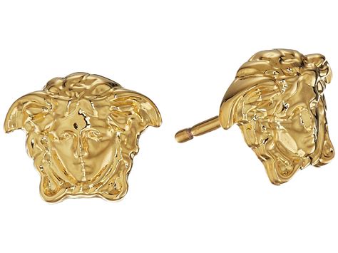 versace gold earrings